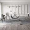 Buy cheap Modern Rectangular Dining Table Chair Sets Nordic Marble Top Dining Set from wholesalers