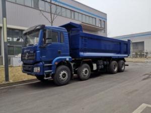 China SHACMAN H3000 Tipper Truck 8x4 380 EuroII blue factory