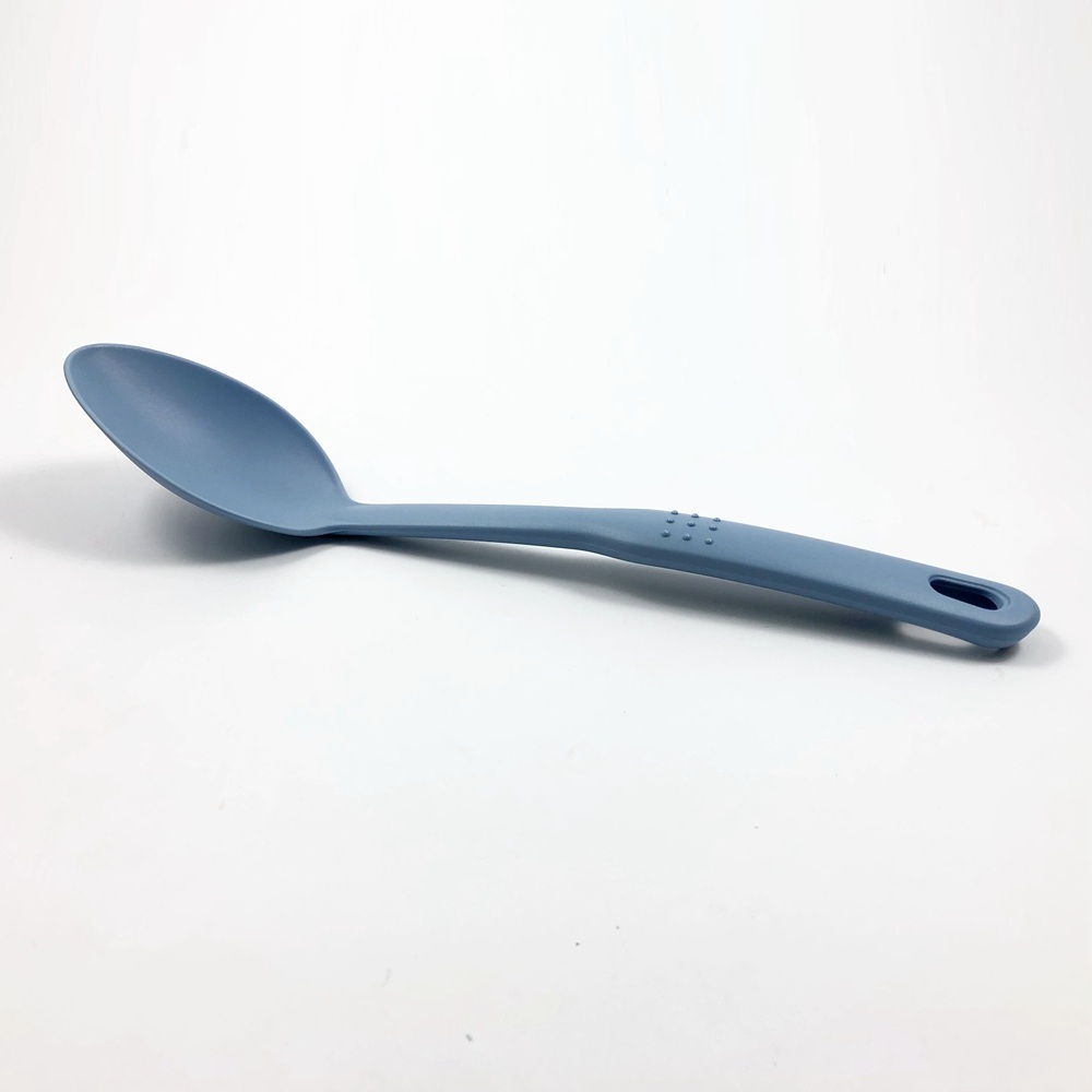 Modern Nylon Handle Ladle Utensil for Serving Soup Sauce Minestra and Pasta Design Black
