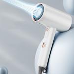 2400W Motor Blue Light Negative Ions Hair Dryer with 2 Heat Settings and