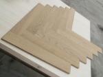 Prime Herringbone Oak Engineered Wood Flooring, Slight Brushed, Natural