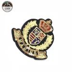 Noble Royal Sequin Uniform Shirt Patches Popular British Style Custom Logo