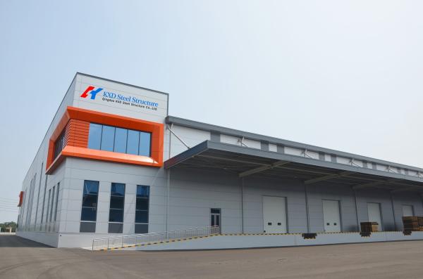 Hurricane Resist Prefabricated Steel Frame Building Metal Warehouse Hangar