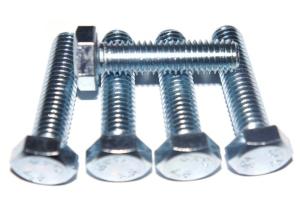 China Carbon Steel Fastener , Colorful Zinc Plated / Galvanized Hex Bolts factory