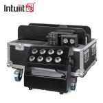8X15W RGBW 4-in-1 LED Waterproof Floodlight DMX Control Flat Spotlight