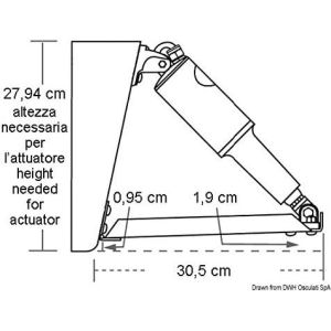 CE Approved 12V Electric Trim Tab System Trim Tabs Kits, MARINE Trim TAB KIT