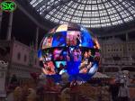 Full color 360 Degree Cylinder LED Display Outdoor Column curve Screen