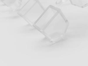 China SGS OEM PMMA Injection Molding Transparent EDM Table Feet Protectors factory