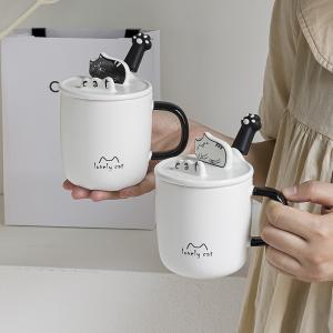China Lead Free Ceramic Coffee Cups Heat Resistance & Microwave Safe Beverage Mug factory