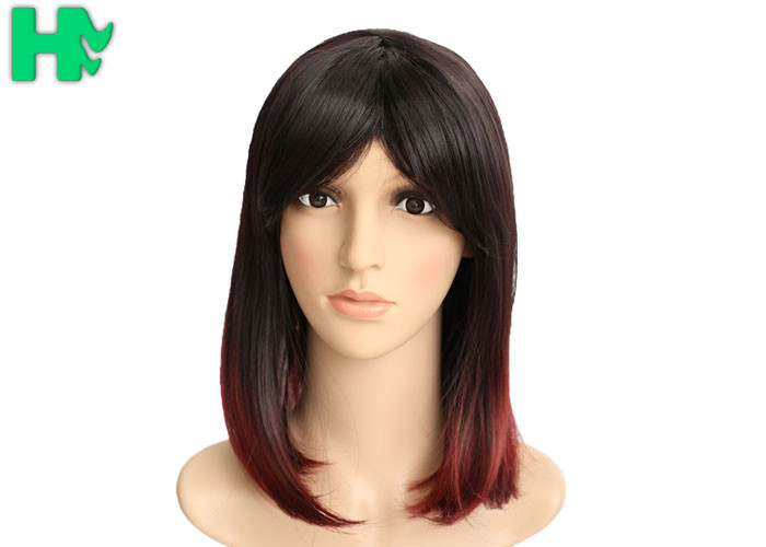 Kanekalon Fiber Synthetic Hair Wigs Natural Looking , Bobos Hair Extensions