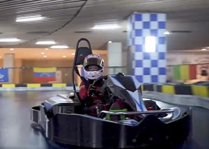China Collision Proof Mini Racing Go Karts 540w/H Lithium Battery Childs Go Cart factory