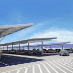 Anodized Photovoltaic Panel Structure For Carport