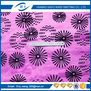 China Red Patterned Upholstery Fabric Short Pile Fur Fabric Bonded factory