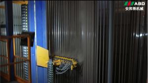 China Automatic Vertical Powder Coating Production Line For Aluminium Profile factory