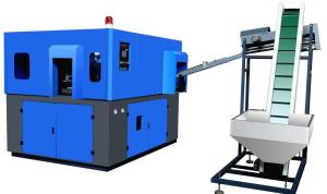 China 4 Cavities Pet Bottle Blowing Machine , Plastic Bottle Blow Moulding Machine New Style factory