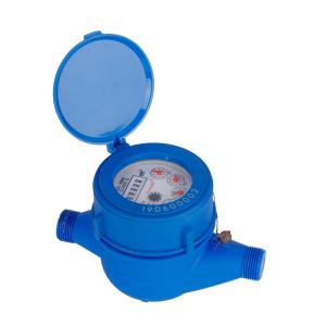 China yomtey multi-jet rotary vane wheel dry-dial type cold(hot) water meterDN15~DN50brass/iron/stainless steel/plastic factory