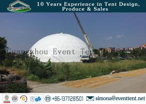 China Color Optional Geodesic Dome Sun Shade Beach Tent With 850 Gsm PVC Coated Fabric factory