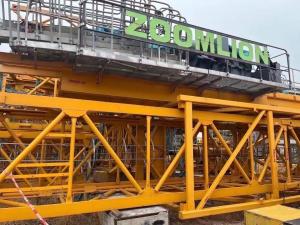 China Zoomlion 8020-16 Used Tower Crane in Original Condition in 2021 Provide 7-20 Working Days factory
