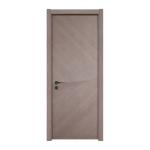 ISO9001 Solid Teak Composite MDF Wood Doors For Apartment