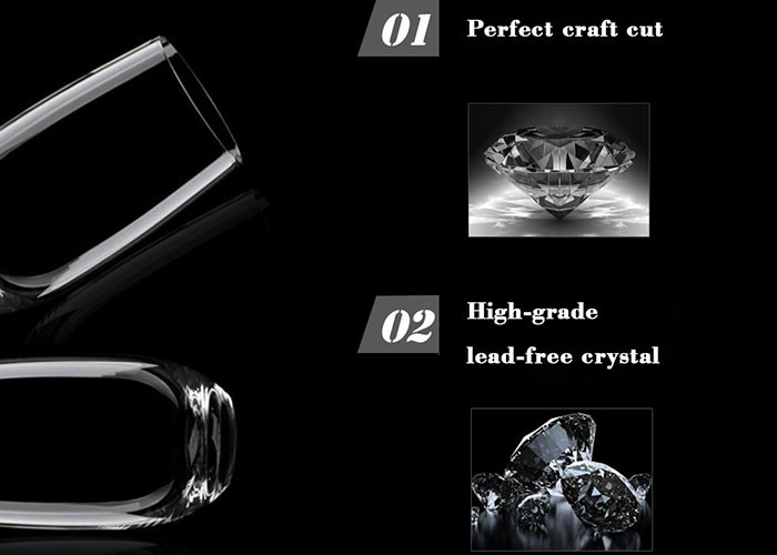 CE Personalised Glass Coffee Mugs Stone Island Crystal Lead - Free Design