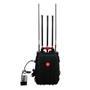 China Mobile Phone Jammer Man Pack ,GPS jammer /WiFi jammer ,Convey Jammer with Battery 75W factory