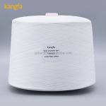 Manufacture Produce Spun Polyester Yarn OEM Raw White 60/2 with Chemical