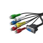 HD-MI to RCA Cable 1080P 5ft HD-MI Male to 3 RCA Female Video Audio AV Cable