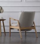 Gray/Green Wooden Upholstered Single Sofa Chair for Modern Living Room Furniture