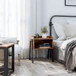 Nightstands, Wooden Nightstands, Particleboard Nightstand, Bedside Table for