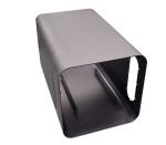Industrial Aluminum Electrical Enclosure Battery Box Matte Silver