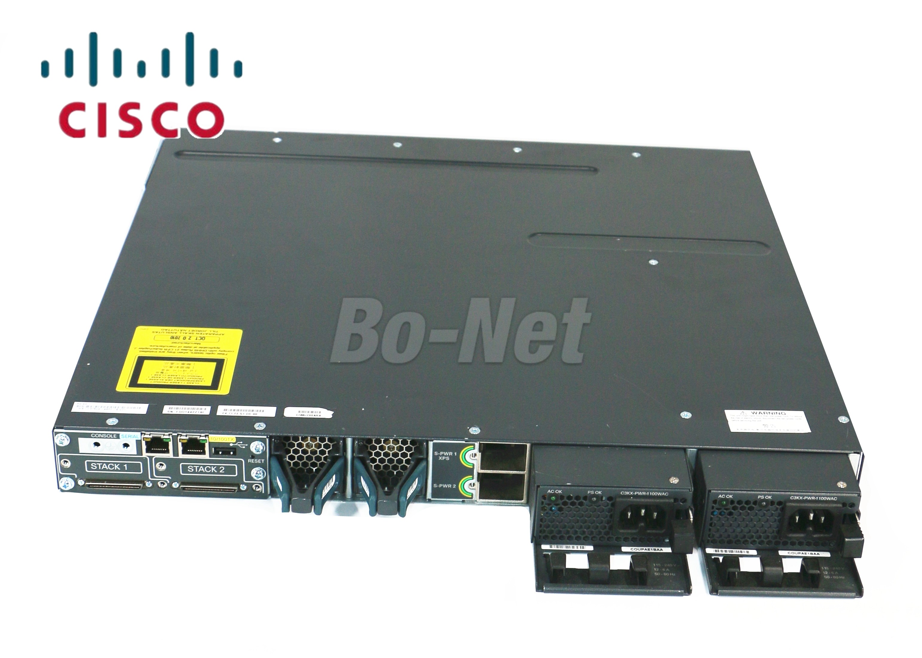 48 Port PoE Gigabit Ethernet Network Switch Original Cisco WS-C3750X-48PF-S