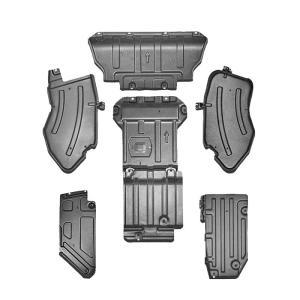 China High- Under Engine Cover Mud Flap Guard Skid Plate for Jeep Wrangler JL JK 2013-2017 factory