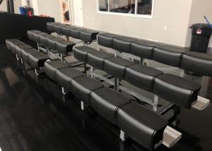 China Outdoor And Indoor Fixed Aluminum Bleachers With HDPE Bench Seat factory