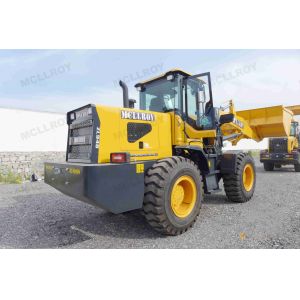 Mining EU2 Small Wheel Loaders , Mechanical Joystick Articulated Front Loader