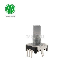 Rotary Encoder Wheel with Optical Sensing and Shaft Support