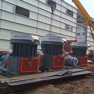 China 20mm 3 Rollers Cardboard Pellet Mill Paper Pellet Making Machine NO Lubricating Oil factory