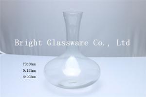 China blown no joint line glass wine decanter/ glass water bottle with cheap price factory