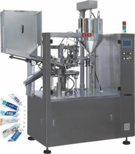 China Automatic Aluminum / Metal / Plastic / Composite Material Tube Filler Sealer For Cosmetics Food Daily factory