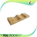 Customized universal bamboo wooden knife block