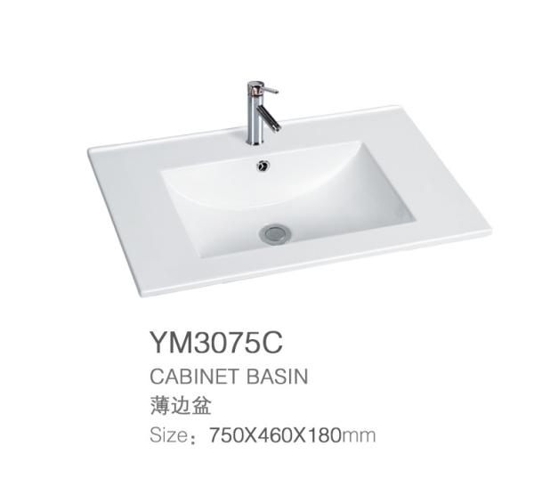 New Style Hotel Bathroom Table Counter Top Basin Modern Ceramic Hand Wash Basin