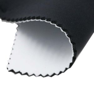 Elastic SCR Nylon Rubber Sheet , Chloroprene Patterned Neoprene Fabric