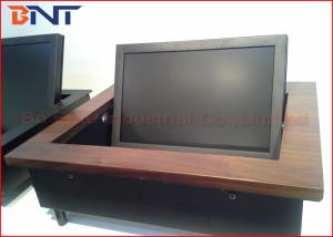 China Wide Screen Computer Monitor Lift Brushed Aluminum Alloy 120 degree Rotating factory