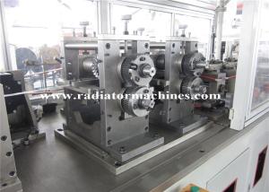 China High Speed Radiator Production Line For Making Heat Exchange Wavy Fins factory