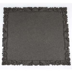 China 1.7cm Black Decorative Cork Boards Carbonized Cork Meassage Board factory