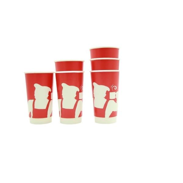 China Customized Design 12 oz Paper Disposable Coffee Cups  Hot or Cold Beverage Drinking Cup for Water Juice Coffee or Tea factory