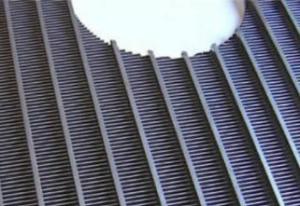 China Stainless Steel 316 V Slot Flat Wedge Wire Strainer factory