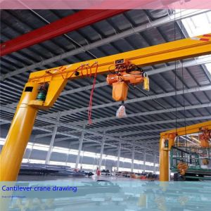 BBZ type 1t explosion-proof cantilever crane, lifting material cantilever crane,