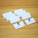 3.5*2.15'' Security ID Card Holders With Clip PVC Name Badge Holder Waterproof
