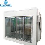 Customization 30FT Glass Door Display Commercial Drink Cooler with Customized