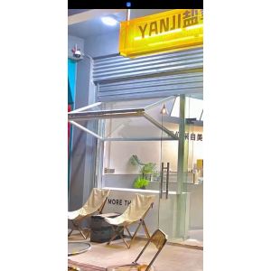 folding window aluminum balcony vertucal